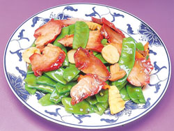 Roast Pork Snow Pea
